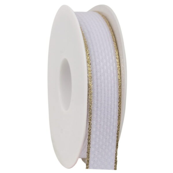Fita Goldina White  25mm X 15Mts.