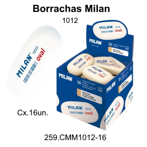 Borrachas Oval 1012 Milan  Cx.16un.