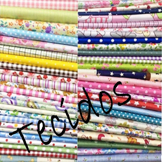 Tecidos Algodão - Não Tecidos - Peles - Veludo - Organza