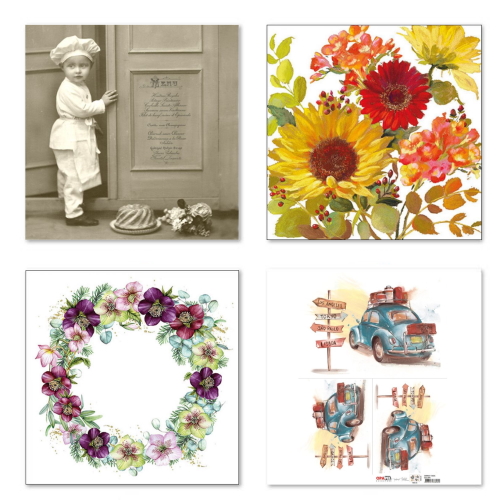 Guardanapos , Papel Decoupage e Papel de Arroz