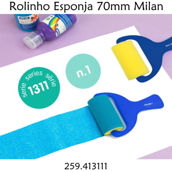 Rolinho Esponja Milan 70mm