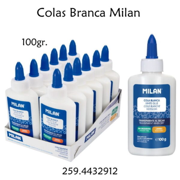 Cola Branca Milan 100gr.