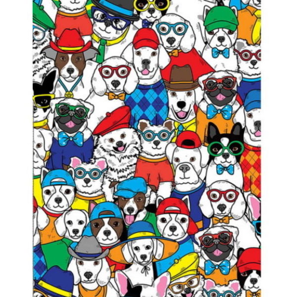 Tecido Algodão Timeless Cães Cor 1.10Mts.