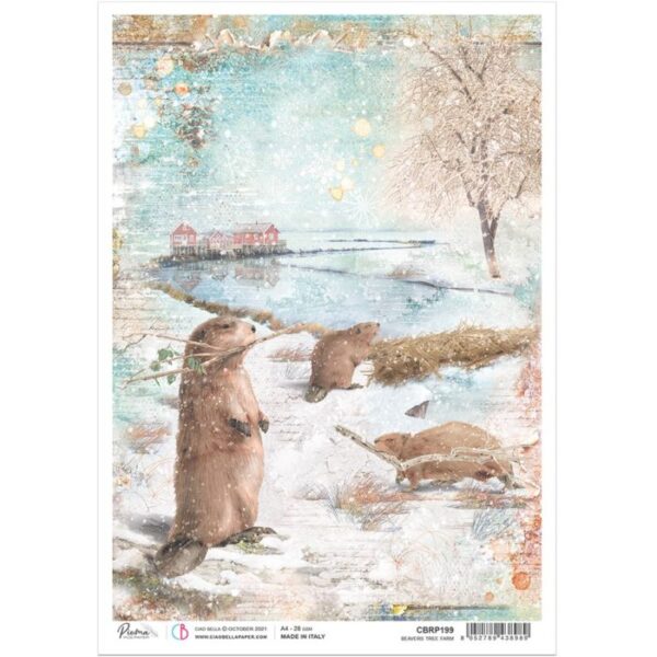 Papel Arroz Beavers Tree Farm A-4