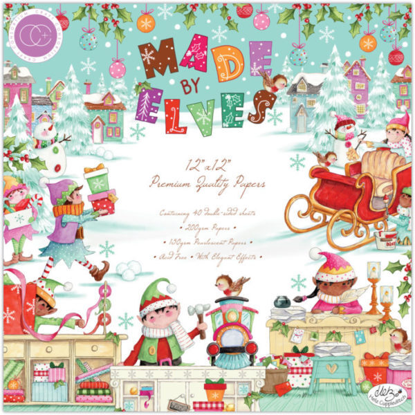 Bloco Scrapbooking Made By Elves 305x305mm