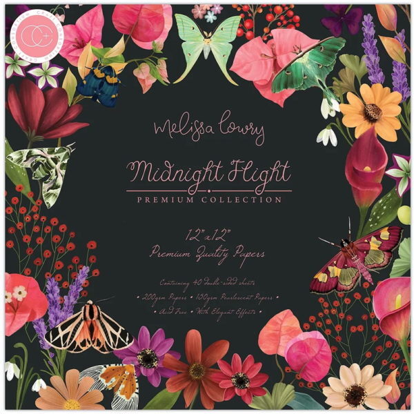 Bloco Scrapbooking Midnight Flight 305x305mm