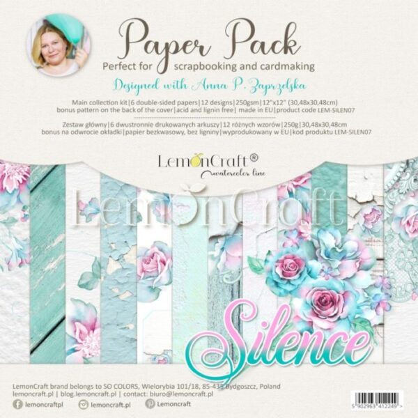Bloco Scrapbook Silence 30x30