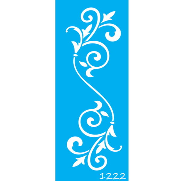 Stencil Opa 17x42 Arabesco Ponta de Lança