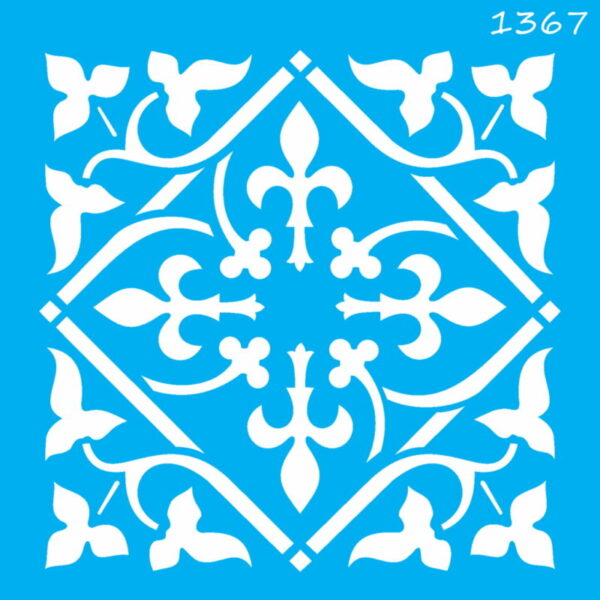 Stencil Opa 14x14 Ladrilho Ponteiro