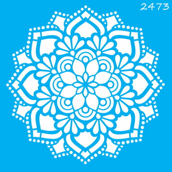 Stencil Opa 30.5x30.5 Flor Renda