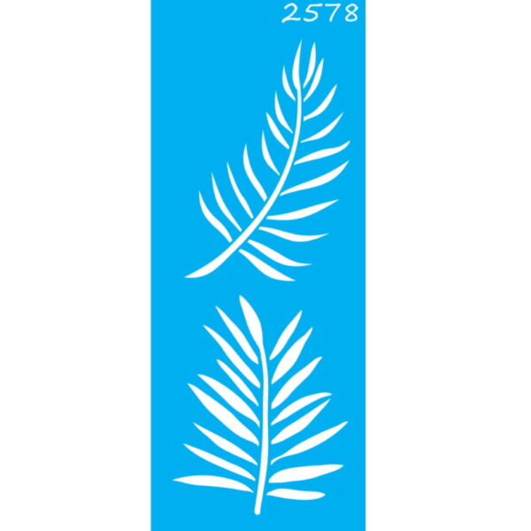 Stencil Opa 17x42 Folhas de Palmeira