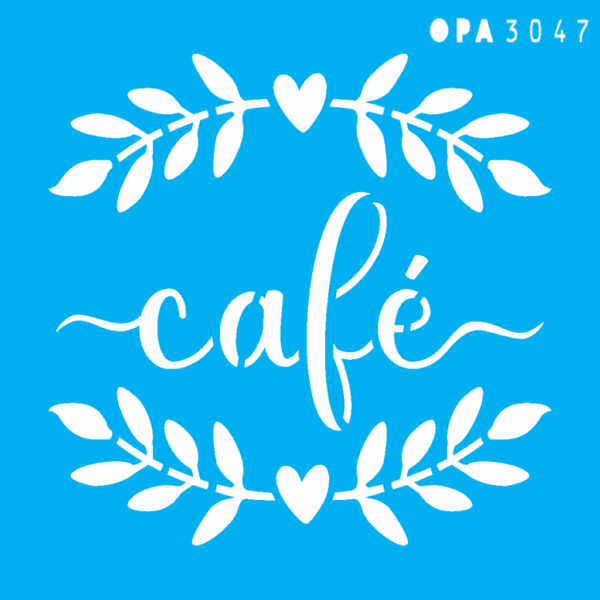 Stencil Opa 10x10 Café