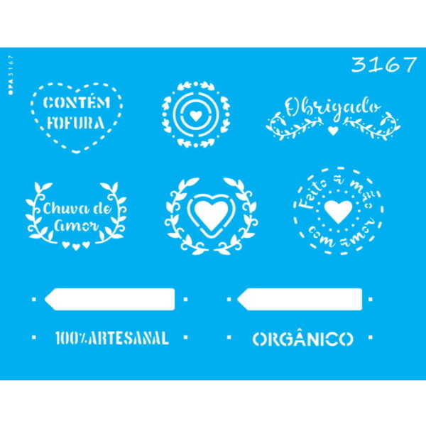 Stencil Opa 20X25 Amor