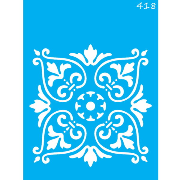Stencil Opa 15x20 Arabesco Português