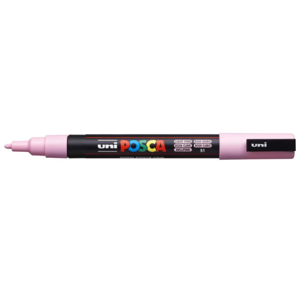 Marcador Posca 3M Rosa Claro