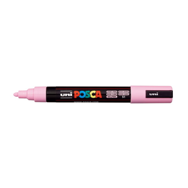 Marcador Posca 5M Rosa Claro