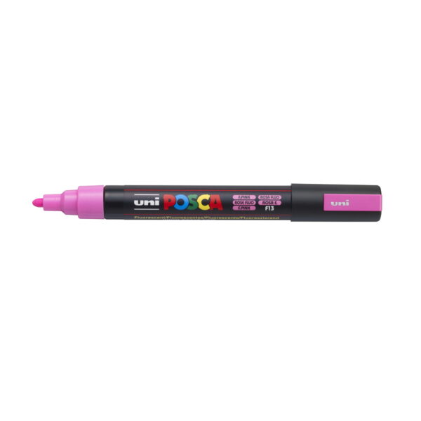 Marcador Posca 5M Rosa Fluorescente