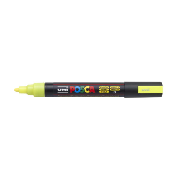 Marcador Posca 5M Amarelo Fluorescente