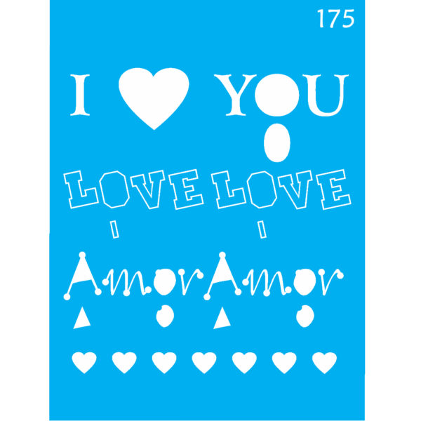Stencil Opa 15x20 Simples Amor