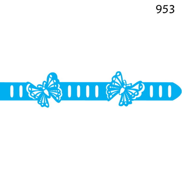 Stencil Opa 6x30 Fita Borboletas II