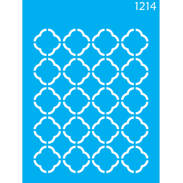 Stencil Opa 15x20 Estamparia Grade Flor