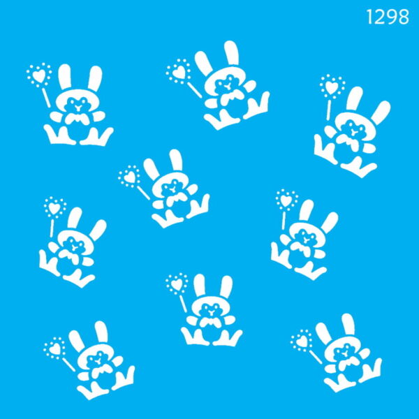 Stencil Opa 14x14 Micro Coelhos