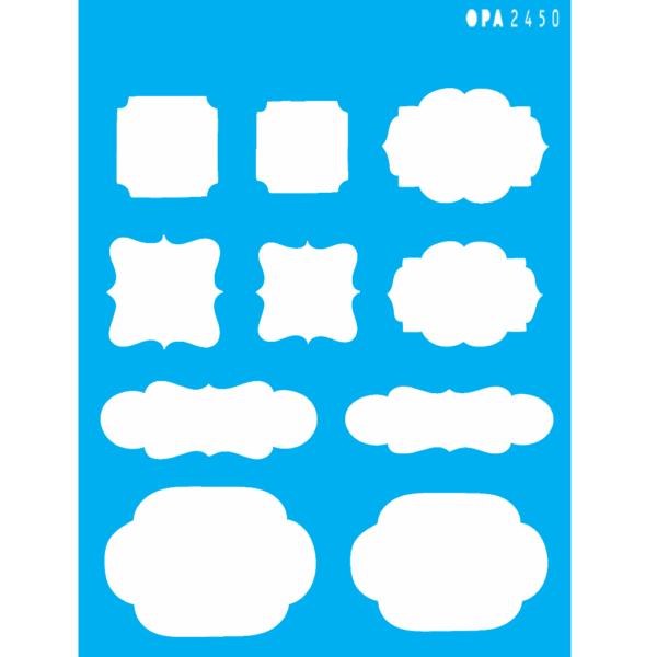 Stencil Opa 15x20 Tags