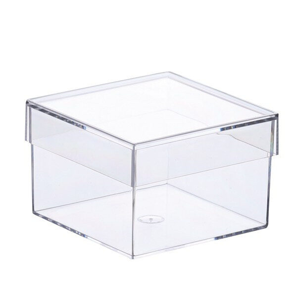 Caixa Acrílica Quadrada 75x75x50mm