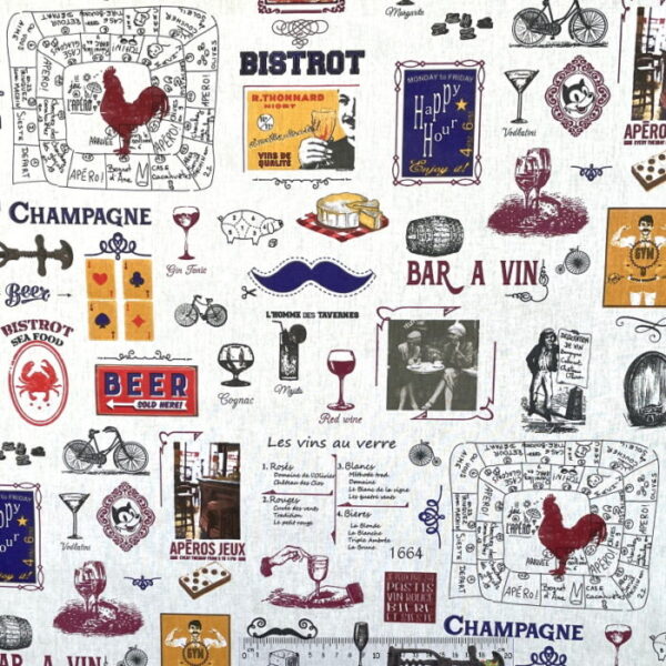 Tecido Algodão Bares 1.60Mts.