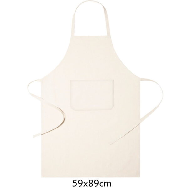 Avental Pano Crú c/ Bolso 100% Algodão 59x89cm