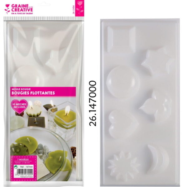 Molde Graine Creative Velas Flutuantes