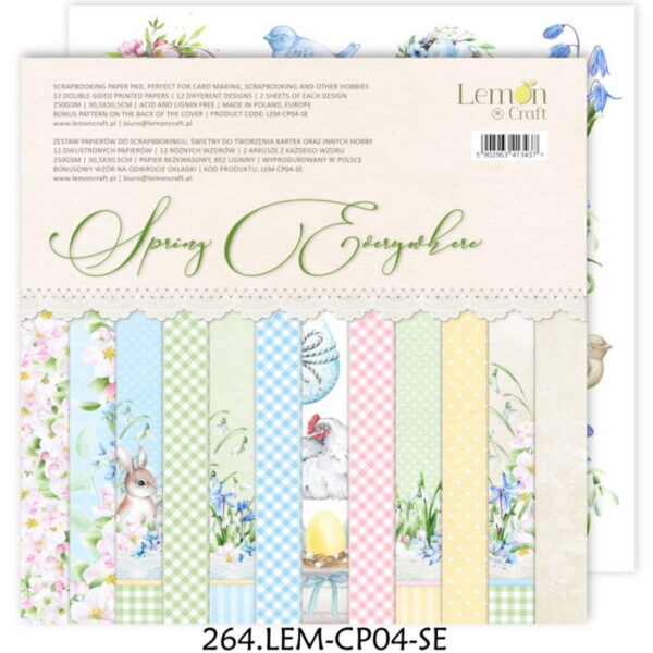 Bloco Scrapbook Spring Everywhere 30x30