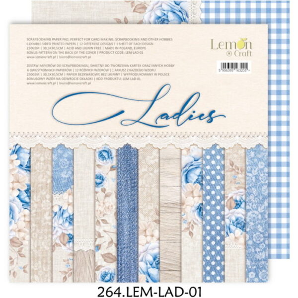 Bloco Scrapbook Ladies Set 30x30