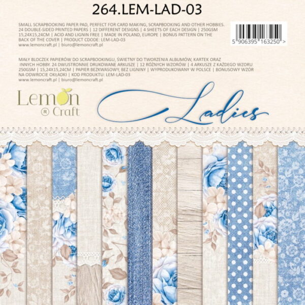 Bloco Scrapbook Ladies Pad 15x15