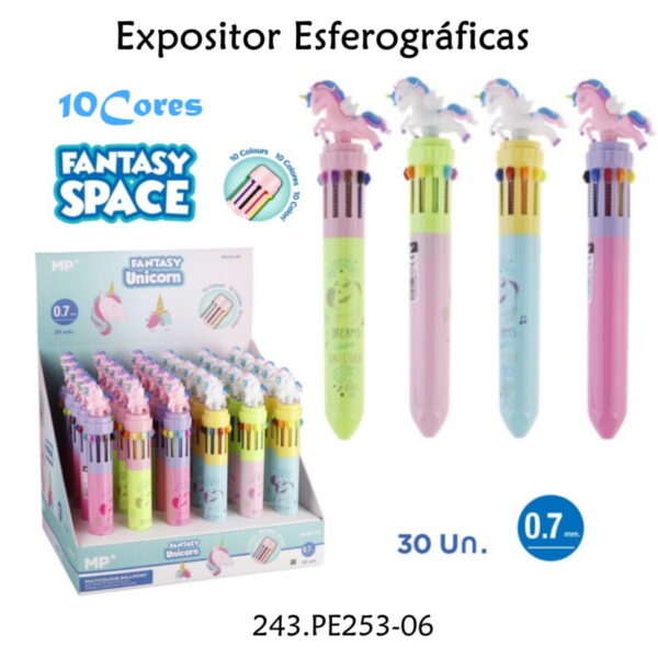 Expositor Esferográficas  10 Cores - 30un.