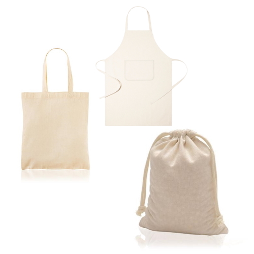 Sacos e Aventais Pano Crú