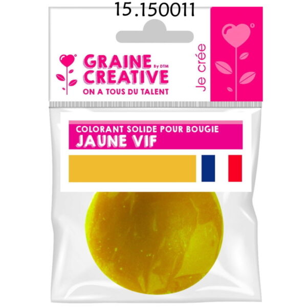 Corante Sólido p/ Vela Amarelo 20gr.