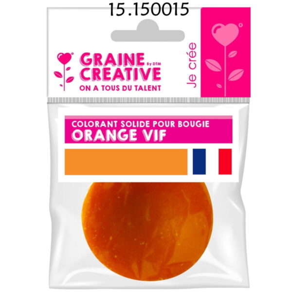 Corante Sólido p/ Vela Laranja 20gr.