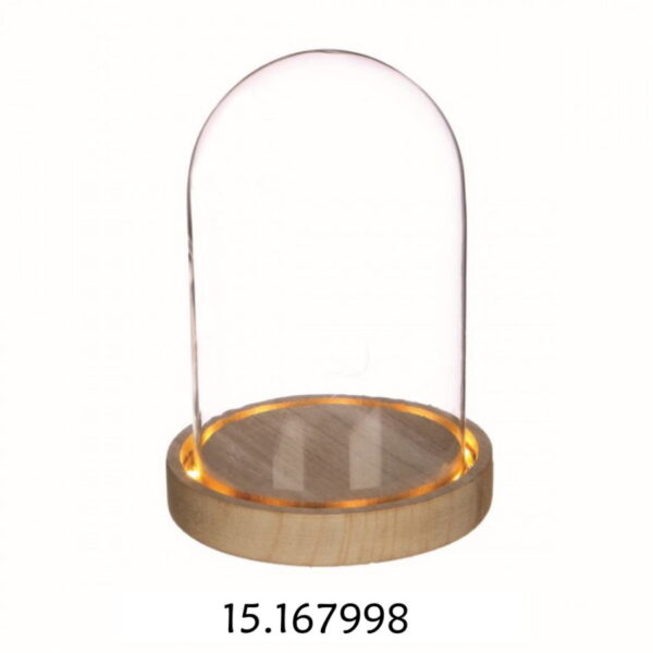 Campânula c/ Luz Led 165↕ x 120ø mm