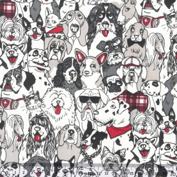Tecido Algodão Cães 1.60Mts.
