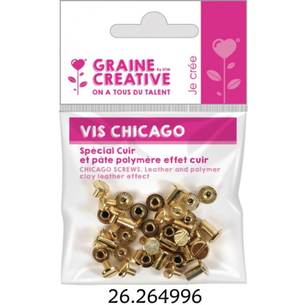 Ataches Dourado 10↕ x 9.5ø mm  (20un.)