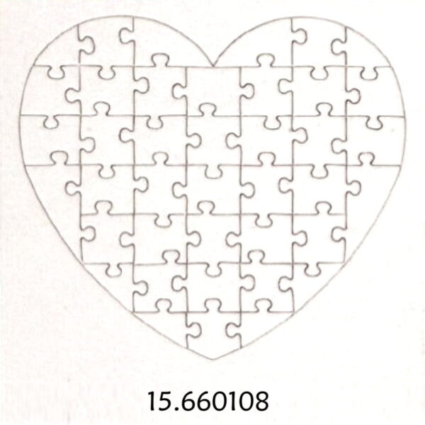 Puzzle 40 Peças p/ Decorar  160x160mm 10un.