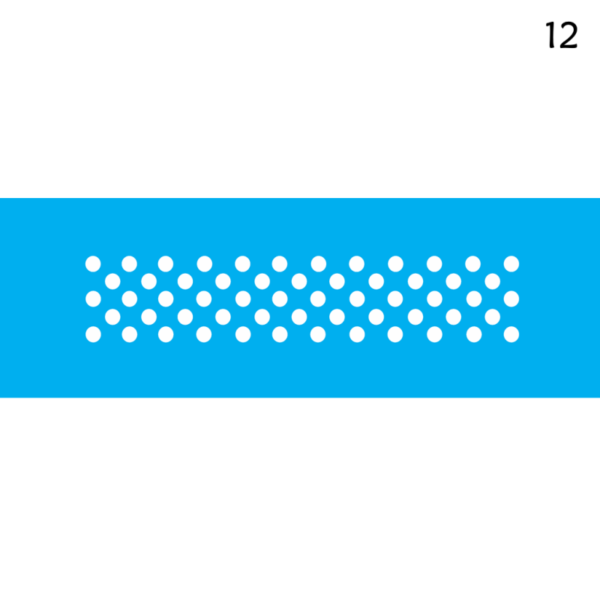 Stencil Opa 10x30 Círculos Médios