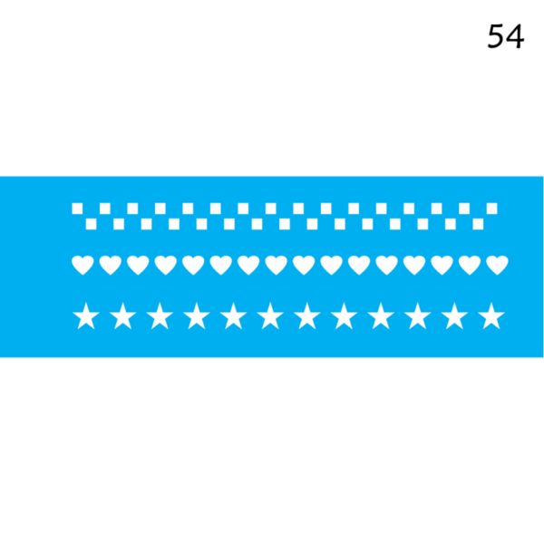 Stencil Opa 10x30  Três Barrados