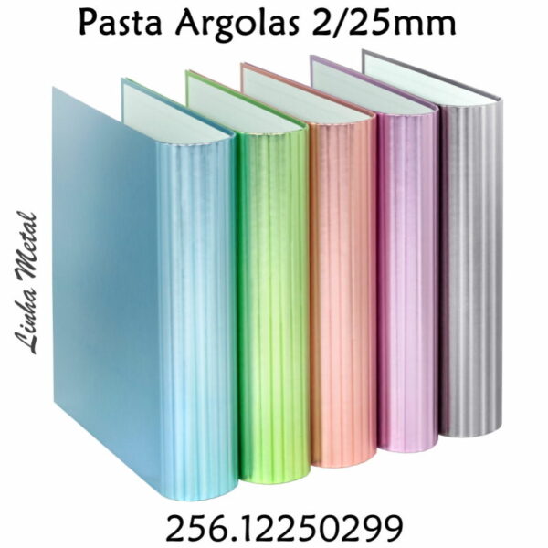 Pasta Argolas 2/25mm Linha Metal
