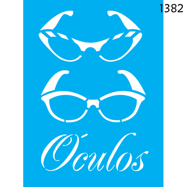 Stencil Opa 15x20  Óculos
