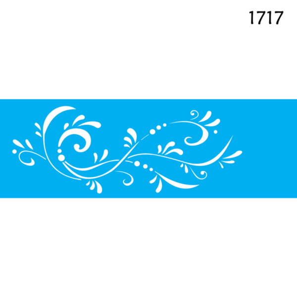 Stencil Opa 10x30 Arabesco Gotas