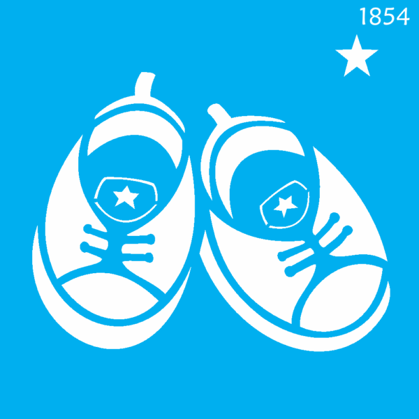 Stencil Opa 10x10 Infantil Sapatinho