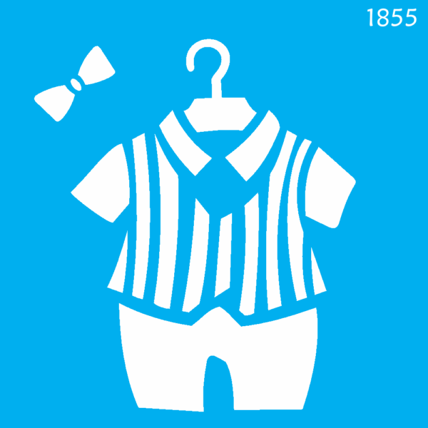 Stencil Opa 10x10 Infantil Terninho