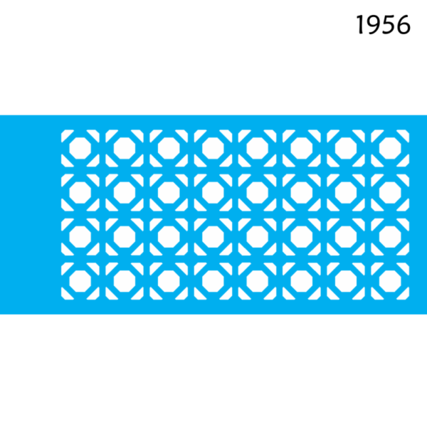 Stencil Opa 7x15 Estampa Geométrica